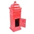 Import Shinning Red Colour Free Standing Aluminum Mailboxes From China from China