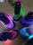 Import shoes material fiber optic light upper from China