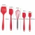 Import Silicone Kitchen Cooking Utensils Set for Cooking Baking, Rubber Spatulas Cookware Bakeware Set Heat Resistant Non-Stick from China