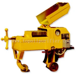 Simple Structure Low Operation Cost Kerosene and Aviation Hydraulic Oil Filter Press