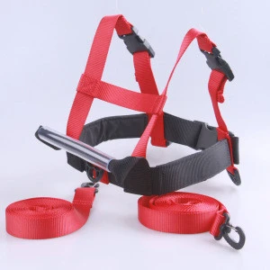 Ski trainer straps teach kids backpack harness with two long leashes