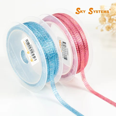 SKY Soft Mesh 6~25mm Jewelry Cord Shapeable Wire Jewelry Accessories Bracelet and Necklace Material Wire 41 Colors