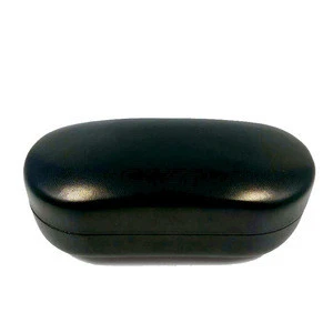 Slim reading recycled double side metal large sunglasses black glasses case