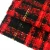 Small moq 100% heavy italian double sided yarn dyed check polyester  wool blend plaid tweed fabric for coats