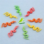 small plastic snake,mini promotional toy snake, toy animal