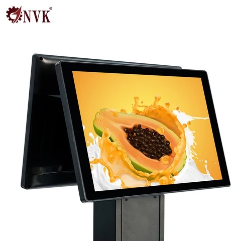 Smart Electronic Balance Scale Label Printing Receipt Printing Digital Food Scale with Touch Dual Screen