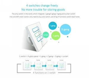 Smart home automation light wifi 3 gang dip switch with high reputation all over the world
