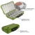 Import So-Easy Fishing Tackle Box Waterproof Double Side Bait Lure Hooks Storage Boxes Carp Fly Fishing Accessories 12 Compartments from China