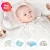 Import Soft Protective Anti Flat Head Organic Cotton Newborn Crib Sleeping Infant Head Shaping Flat Head Memory Foam Cotton Baby Pillow from China