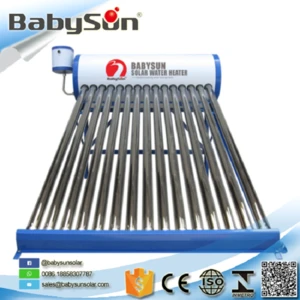 Solar water heater with the solar keymark, the main quality label for solar thermal