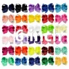 Solid Colour Girl Ribbon Boutique 6 inch JOJO Hair Bow Hair Clip