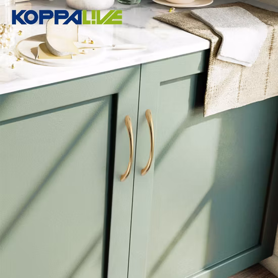 Import Koppalive Brass Arched Curved High Quality Kitchen Furniture Cabinet Drawer Handle Pull from China