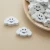 Import Special customized baby teether wooden beads white cloud flower beads diy accessories from China