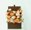 Square Folding Flower Box, Packaging Box, Creative Paper Flower Gift Box