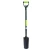 Import Square-Point Shovel with Fiberglass handle Y Grip from China