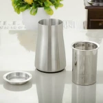 Stainless Steel Coffee Flour Sieve Filter Cup Coffee Powder Sieve