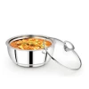 Stainless Steel Cooking Serving Pot with Lid Sauce Pan Cookware Set