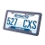 Import Stainless steel custom car license plate frame from China