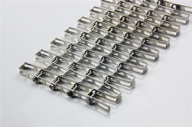 Stainless steel metal flat wire conveyor belt