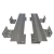 Stainless steel wall support.stone cladding system