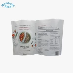 stand up oats flax seeds fufu flour zipper packaging