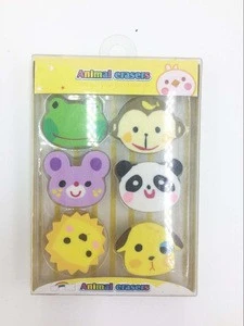 stationery school animal eraser for kids