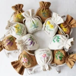 storage bag sachet embroidery diy kit