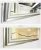 Import Storage Shelves Wall Mirror With White Wood Frame from China
