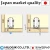 Import Sugatsune LAMP magnetic latch with long stroke white for large doors Japanese market product from Japan