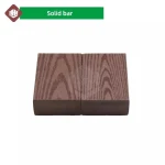 Super September recycled plastic wood solid slat decking outdoor bench batten wpc bar