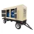 Super silence diesel generators with wheels classic 80kw 100kva mobile trailer generator set enclosure CE ISO approved