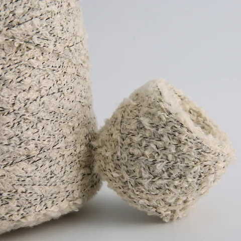 Super Soft Favorable Price 2.6Nm/1 76%Acrylic 24%Polyester Fairy Acrylic Blended Yarn Loop Yarn