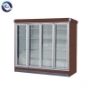 supermarket vertical multideck open remote glass door refrigeration equipment