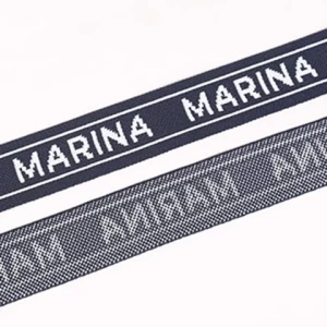 support customized nylon tape jacquard webbing sport underwear elastic strap band