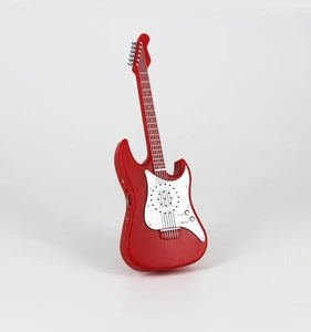 SY-001 factory unique guitar shaped auto scan gift FM home radio wholesale