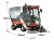 Import T110S Full closed diesel type lawn and snow sweeper from China