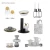 Import Table decor home decoration accessories tea set dinnerware set other home decor from China