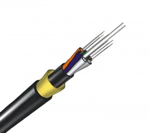 telecom standard size cheaper 24 core all dielectric self supporting cable  long span adss fiber optic cable