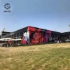 Temporary car show advertising tent large event commercial exhibition tent with company logo