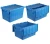 Time Limit Promotion 20% Off Exhibition Promotion Logistic Box Containers Folding Plastic Moving Box With Lid