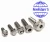 Import titanium flanged hex head bolt Titanium fasteners for motorcycles from China