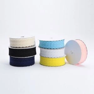 Top fashion excellent quality custom lace gift wrapping colorful ribbon