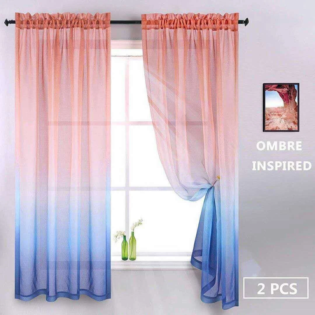 Top quality flexible transparent curtain full for livingroom