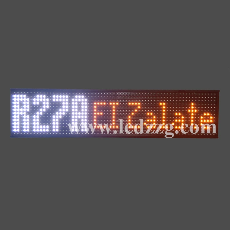 top quality single color scrolling led display school bus sign