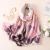Top selling flower printed silk scarf custom new arrival high quality fashion silk scarf in stock