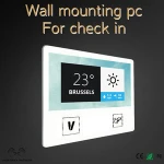 touch Screen Fingerprint Time Attendance , check-in PC
