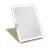 Import Touch Screen Single Side Rechargeable LED Lighted Vanity Makeup Mirror from China
