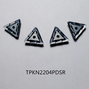 TPKN2204PDSR Cemented Carbide ISO Milling Inserts TPKN