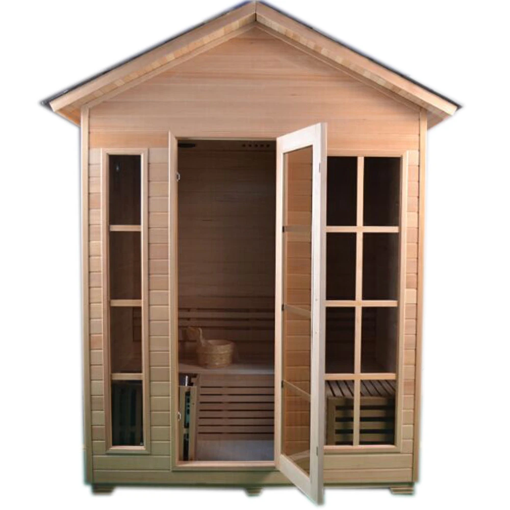 traditional steam outdoor sauna room