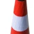 Import Traffic warning Rubber dividerc road safety cone from China